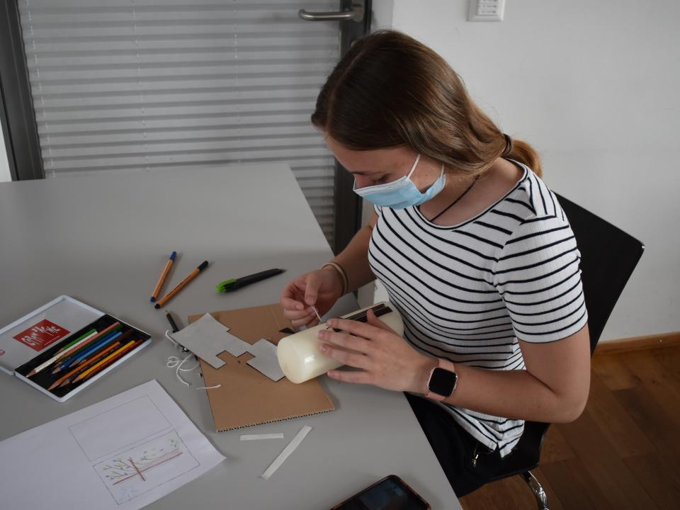 Osterkerzen gestalten