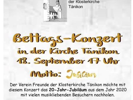 Bettags-Konzert in Tänikon