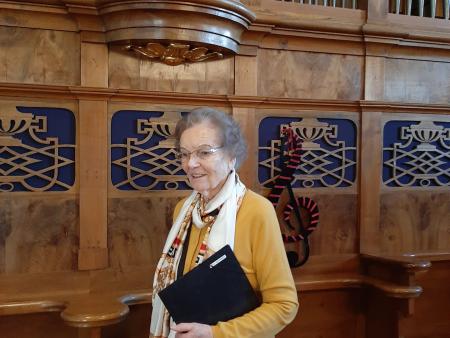 Rücktritt unseres Ehrenmitgliedes Cäcilia Zehnder als Aktivmitglied in unserem Kirchenchor