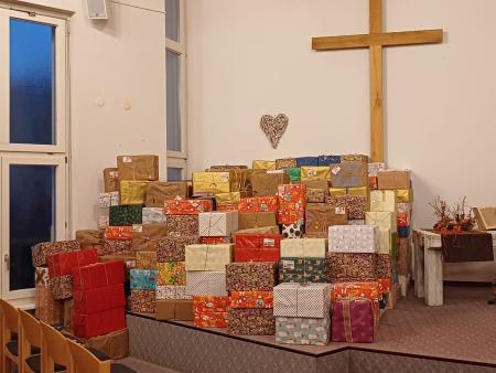 Freudige Augen an der Weihnachtspäckli-Aktion 2024