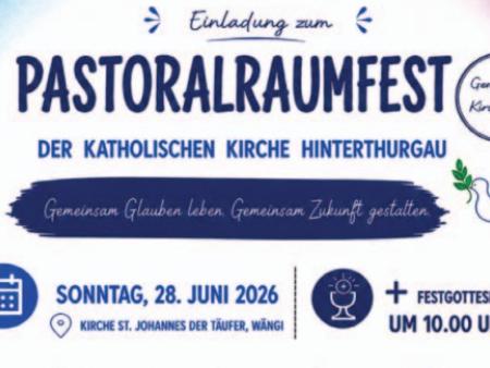 Einladung zum Pfarreifest der Katholischen Kirche Hinterthurgau