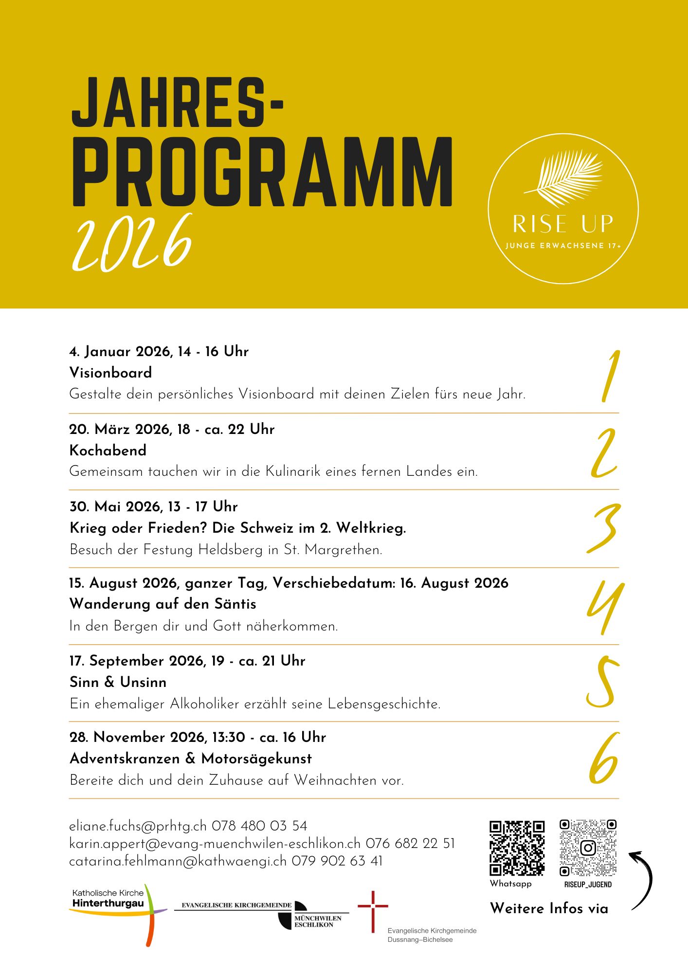 Jahresprogramm 2026